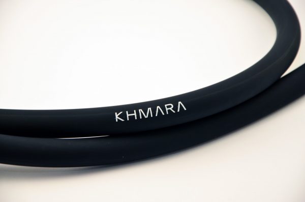 KHMARA Soft Touch Silicone hookah shisha Hose - BLACK